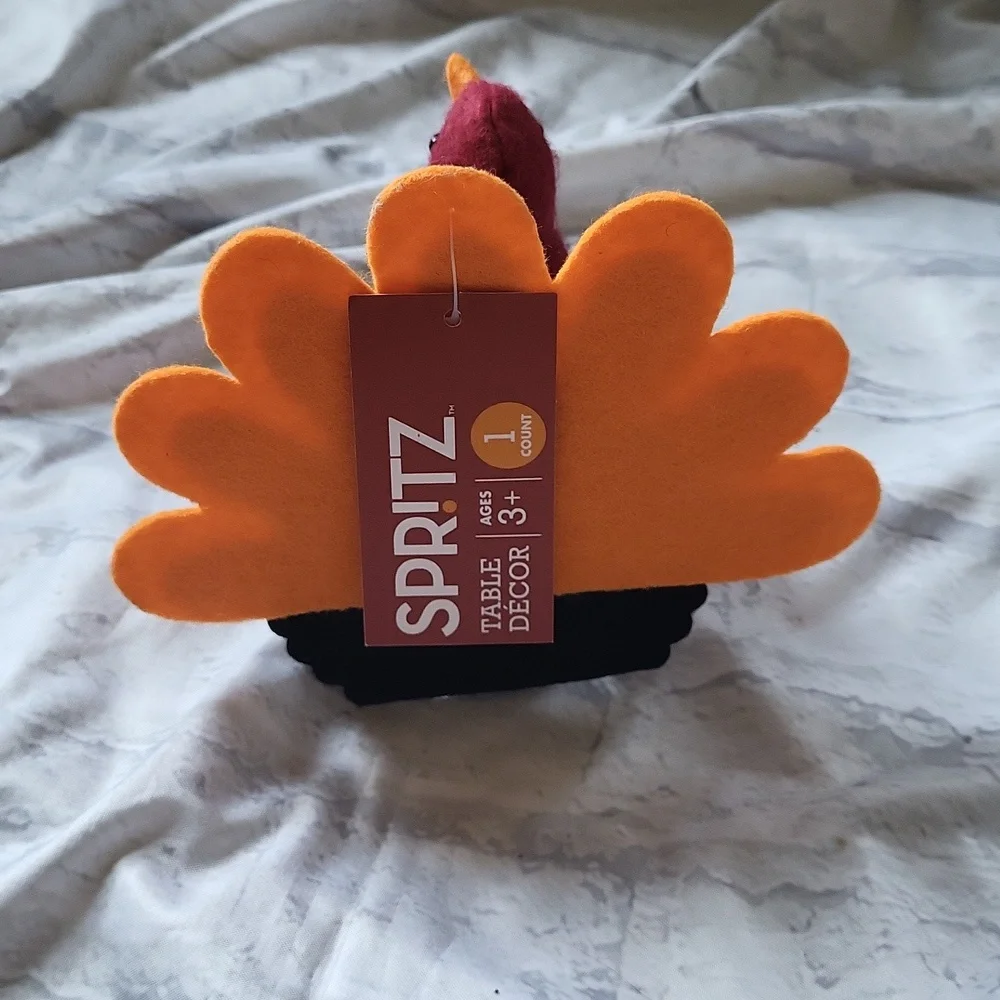 Target Spritz Thanksgiving Tom Turkey Bird felt plush Autumn fall decor